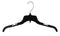 17" Break Resistant Top Hanger | Black | Case of 100 - Eddie's Hang-Up Display Ltd.