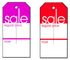 Sale/Regular/Now Slit Tags