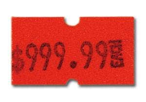 MX 5500 Plus Labels | 1 Line 8 Characters | Roll of 1000 - Eddie's Hang-Up Display Ltd.