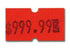 Étiquettes MX 5500 Plus | 1 ligne 8 caractères | Rouleau de 1000