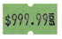 MX 5500 Plus Labels | 1 Line 8 Characters | Roll of 1000 - Eddie's Hang-Up Display Ltd.