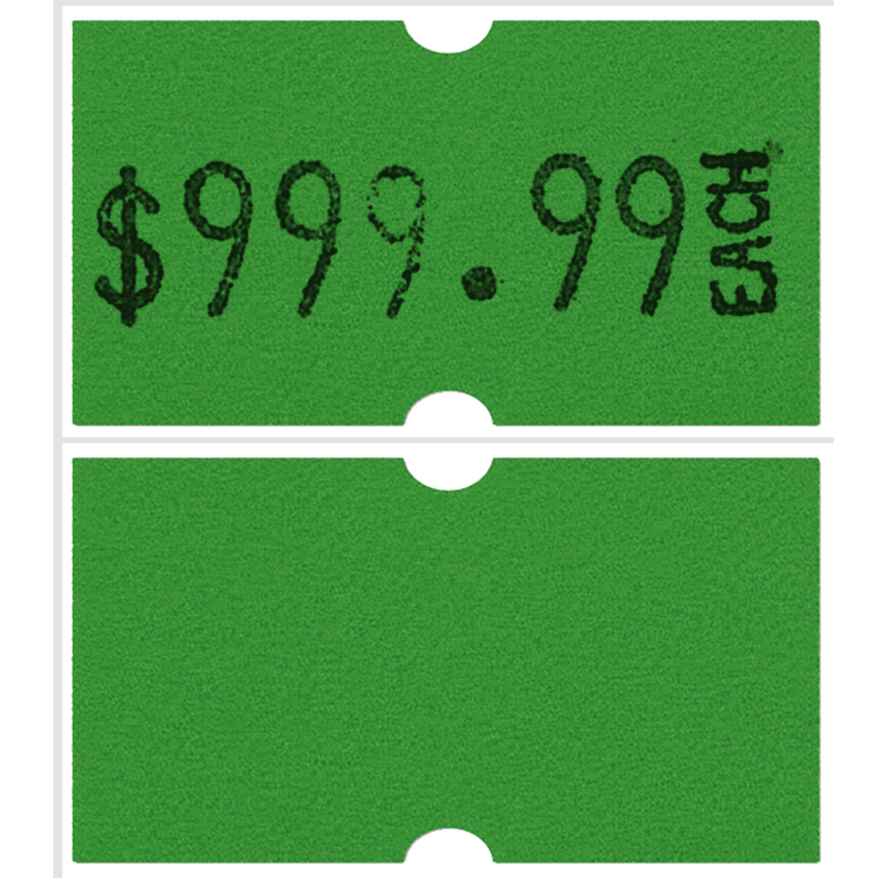 MX 5500 Plus (1 Line 8 Characters) Labels | Roll of 1000 - Eddie's Hang-Up Display Ltd.