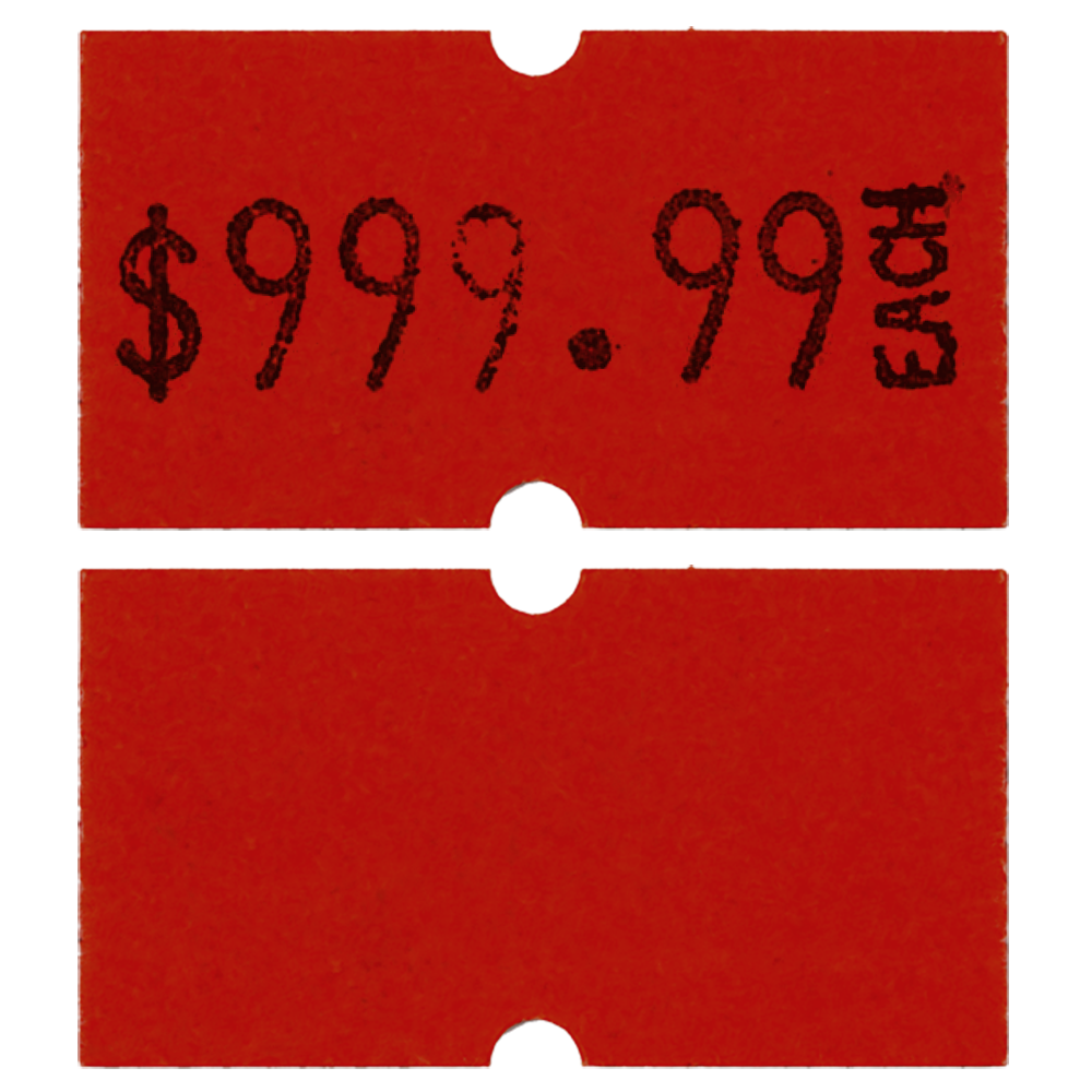 MX 5500 Plus (1 Line 8 Characters) Labels | Roll of 1000 - Eddie's Hang-Up Display Ltd.