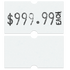 MX 5500 Plus (1 Line 8 Characters) Labels | Roll of 1000 - Eddie's Hang-Up Display Ltd.