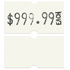 MX 5500 Plus (1 Line 8 Characters) Labels | Roll of 1000 - Eddie's Hang-Up Display Ltd.