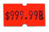 Étiquettes MX 5500 Plus | 1 ligne 8 caractères | Rouleau de 1000