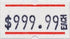 MX 5500 Plus Labels | 1 Line 8 Characters | Roll of 1000 - Eddie's Hang-Up Display Ltd.