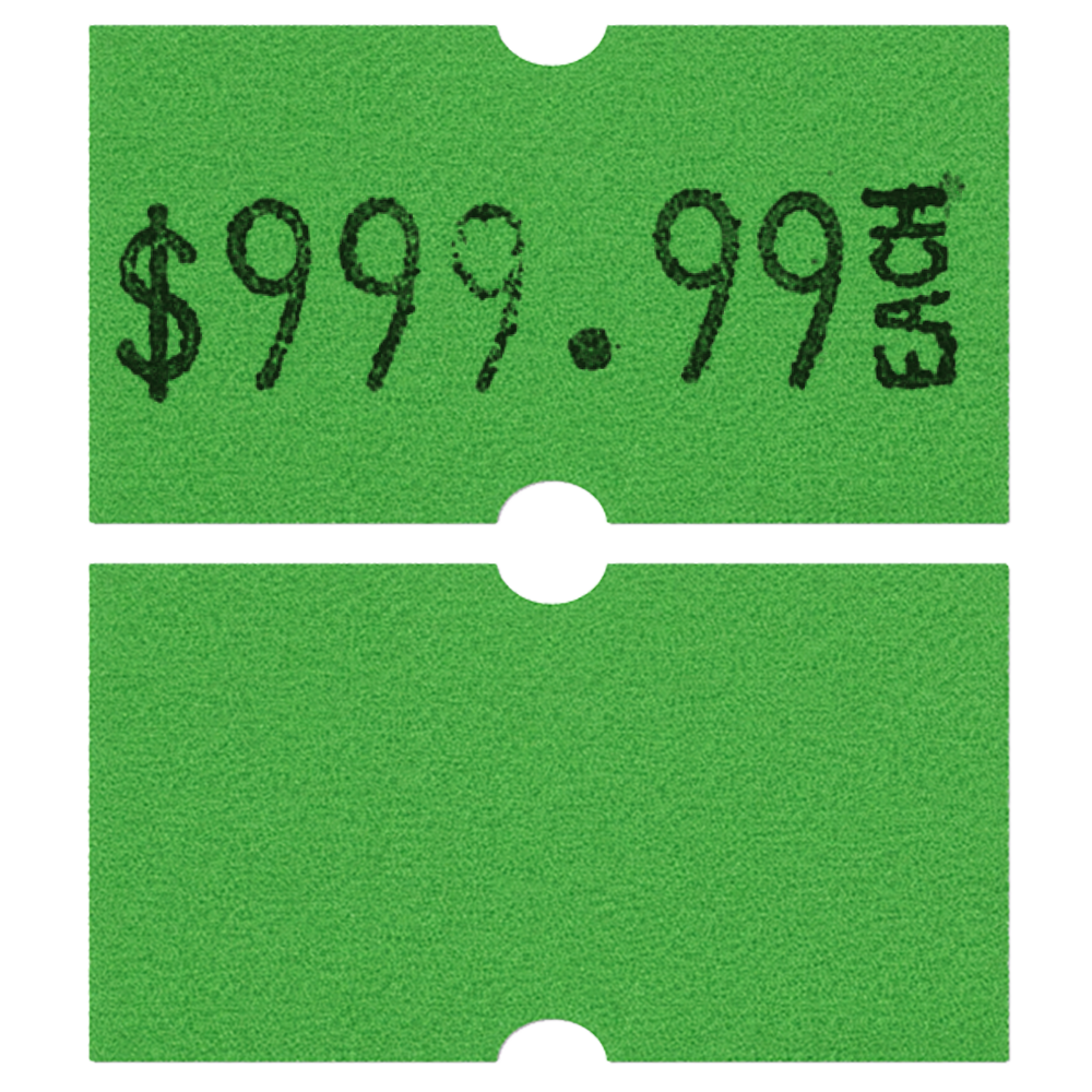 MX 5500 Plus (1 Line 8 Characters) Labels | Roll of 1000 - Eddie's Hang-Up Display Ltd.