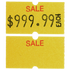 MX 5500 Plus (1 Line 8 Characters) Labels | Roll of 1000 - Eddie's Hang-Up Display Ltd.