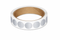 Roll of white labels with gray circles on a white background