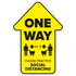 Floor Decals | Safe Shop | One Way Directional Kit