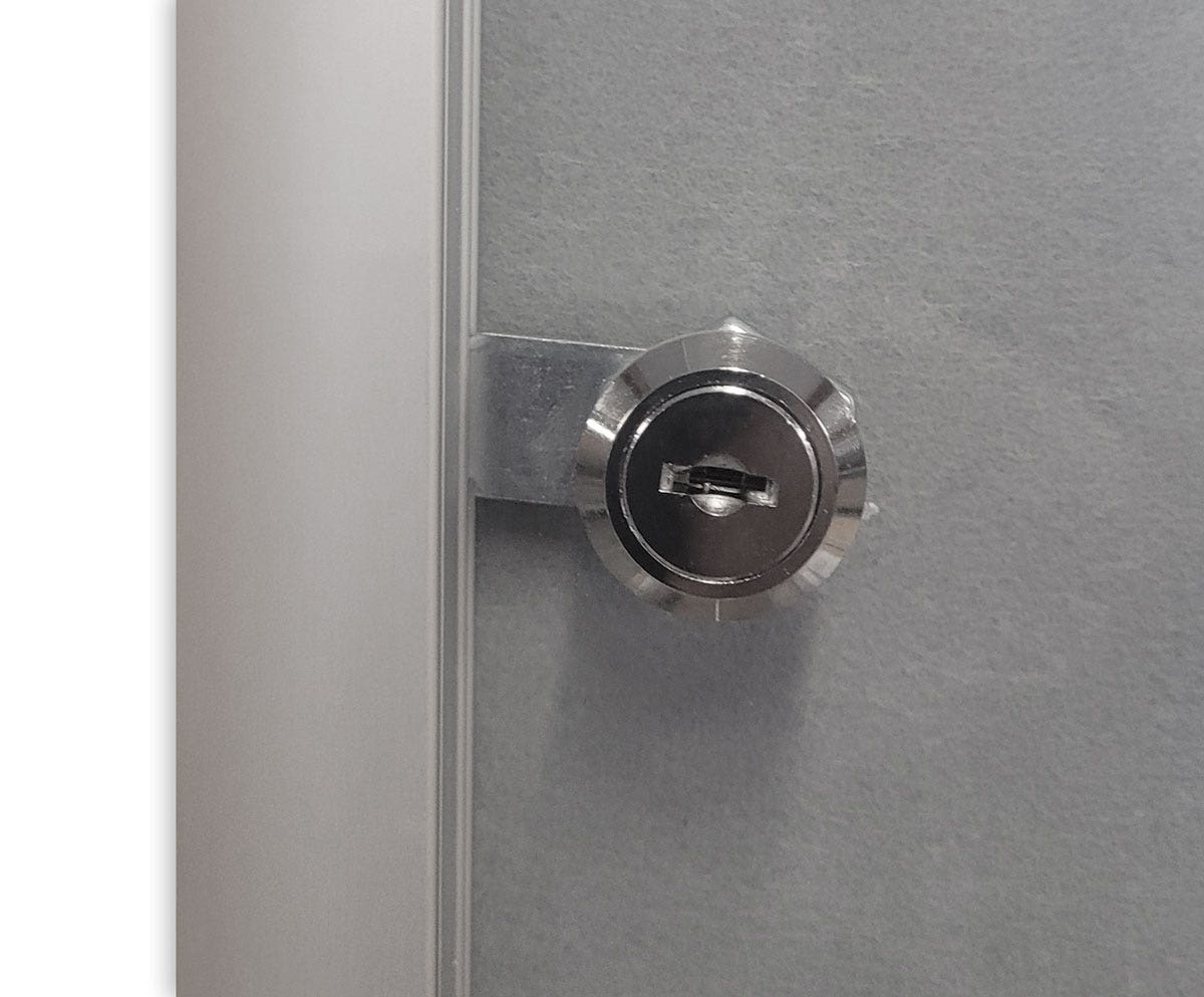 Enclosed Bulletin Board With Locking Door | 30