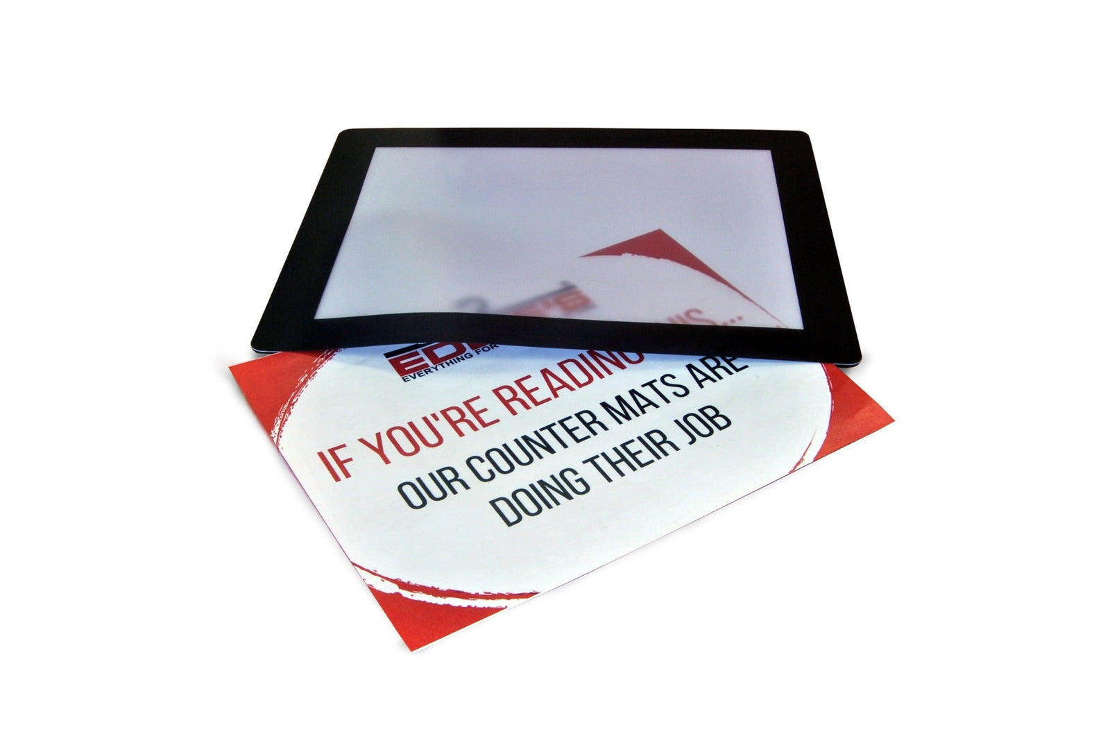 Retail Counter Mats & Sign Holders - Eddie's Hang-Up Display Ltd.