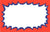 Vinyl "Burst" Wipe-Off Show Cards | White, Red & Blue - Eddie's Hang-Up Display Ltd.