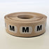 Stick-On-Dot Sizers | 3/4” | Black on White on Clear | 1000 Per Roll - Eddie's Hang-Up Display Ltd.