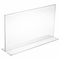 Bottom Loading Sign Holders | Clear Acrylic - Eddie's Hang-Up Display Ltd.