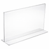 Bottom Loading Sign Holders | Clear Acrylic - Eddie's Hang-Up Display Ltd.