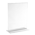 Bottom Loading Sign Holders | Clear Acrylic - Eddie's Hang-Up Display Ltd.