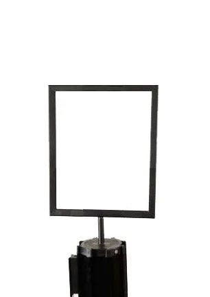 Sign Holder for Stanchions | Black | 7