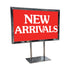Countertop Sign Holder With 4" Posts | 7" High x 11" Wide - Eddie's Hang-Up Display Ltd.