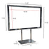 Countertop Sign Holder With 4" Posts | 7" High x 11" Wide - Eddie's Hang-Up Display Ltd.