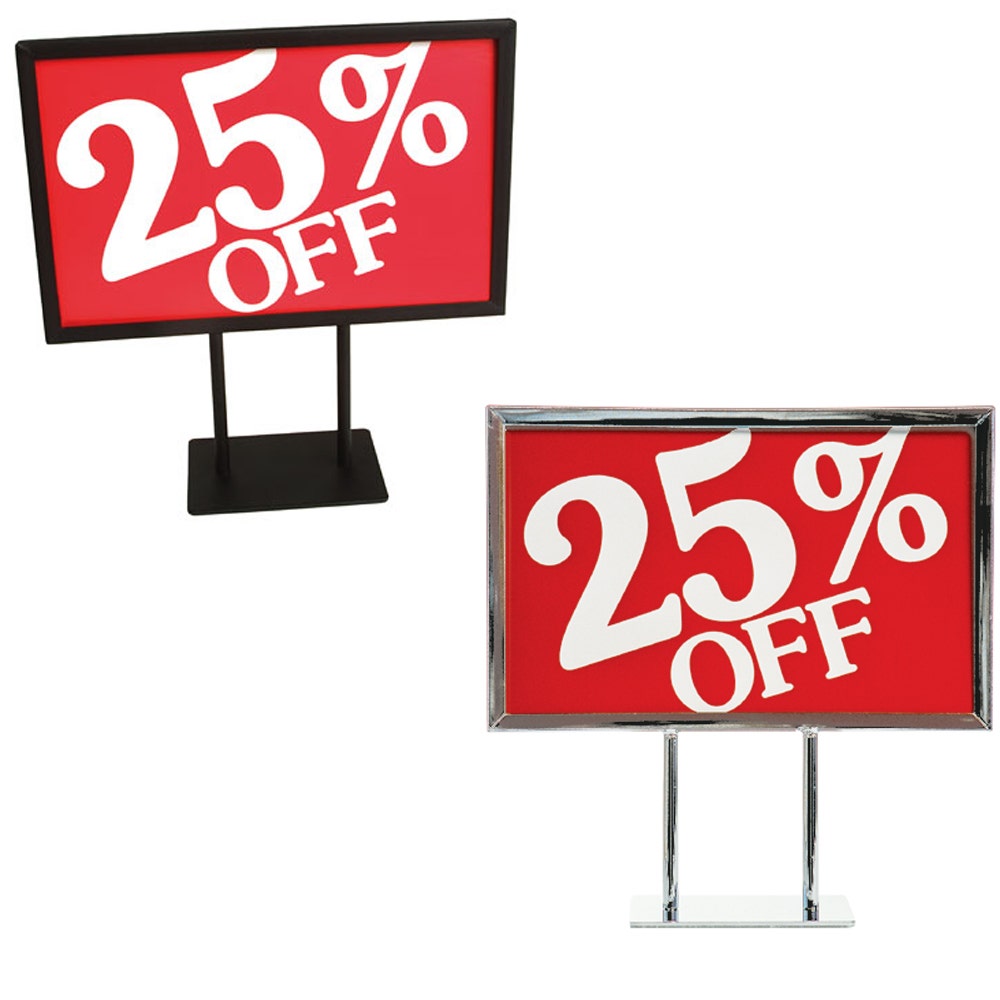 Countertop Sign Holder With 4