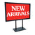 Countertop Sign Holder With 4" Posts | 7" High x 11" Wide - Eddie's Hang-Up Display Ltd.