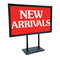 Countertop Sign Holder With 4" Posts | 7" High x 11" Wide - Eddie's Hang-Up Display Ltd.