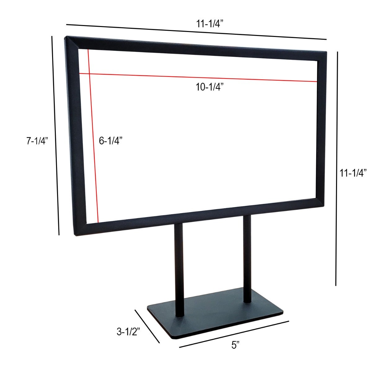 Countertop Sign Holder With 4
