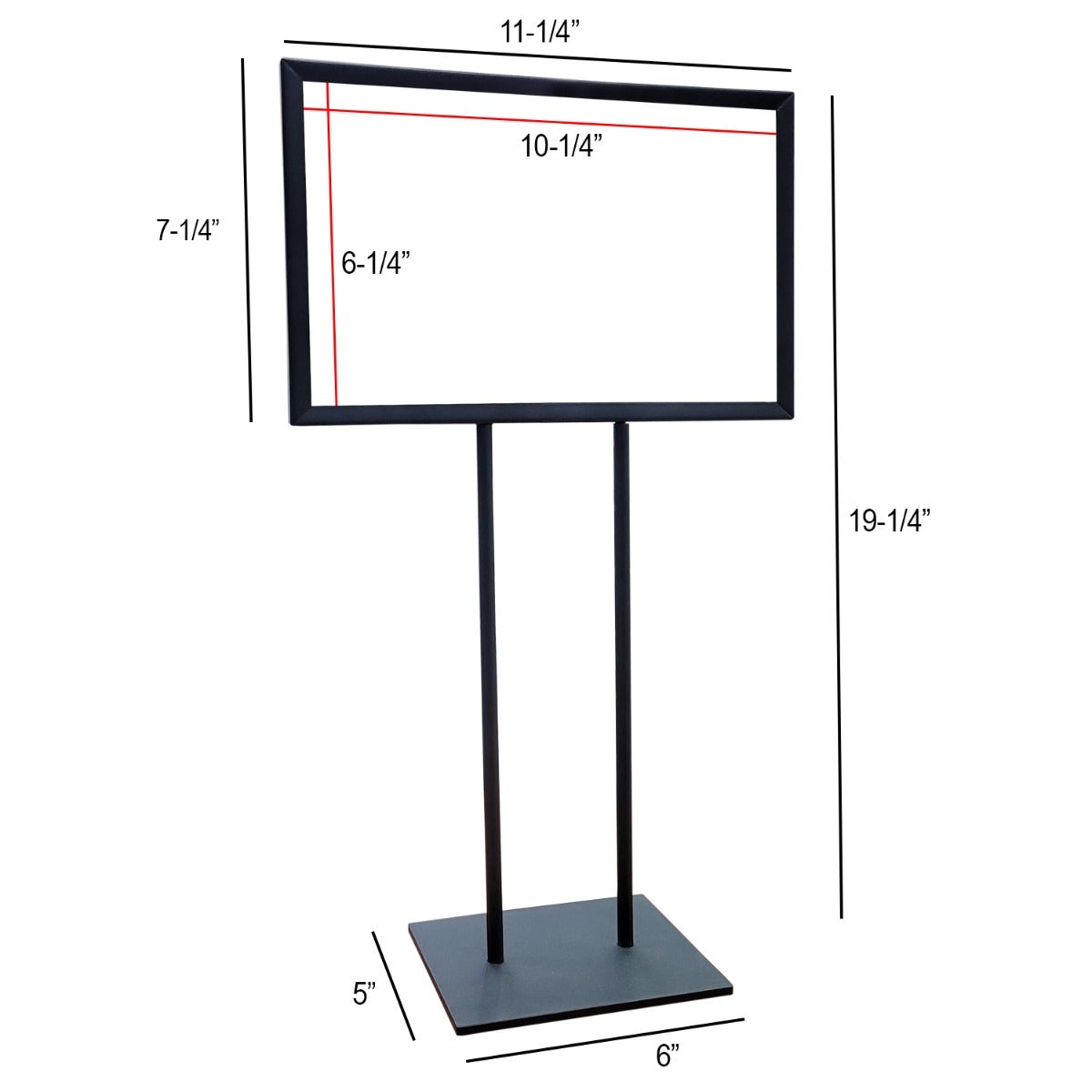 Sign Holder with 12