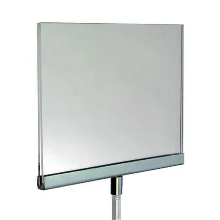 Acrylic Sign Holders With Chrome Channel