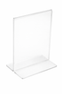 Bottom Loading Sign Holders | Clear Acrylic - Eddie's Hang-Up Display Ltd.