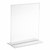 Bottom Loading Sign Holders | Clear Acrylic - Eddie's Hang-Up Display Ltd.