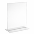 Bottom Loading Sign Holders | Clear Acrylic - Eddie's Hang-Up Display Ltd.