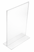 Bottom Loading Sign Holders | Clear Acrylic - Eddie's Hang-Up Display Ltd.