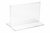Bottom Loading Sign Holders | Clear Acrylic - Eddie's Hang-Up Display Ltd.