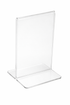 Bottom Loading Sign Holders | Clear Acrylic - Eddie's Hang-Up Display Ltd.