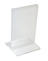Bottom Loading Sign Holders | Clear Acrylic - Eddie's Hang-Up Display Ltd.