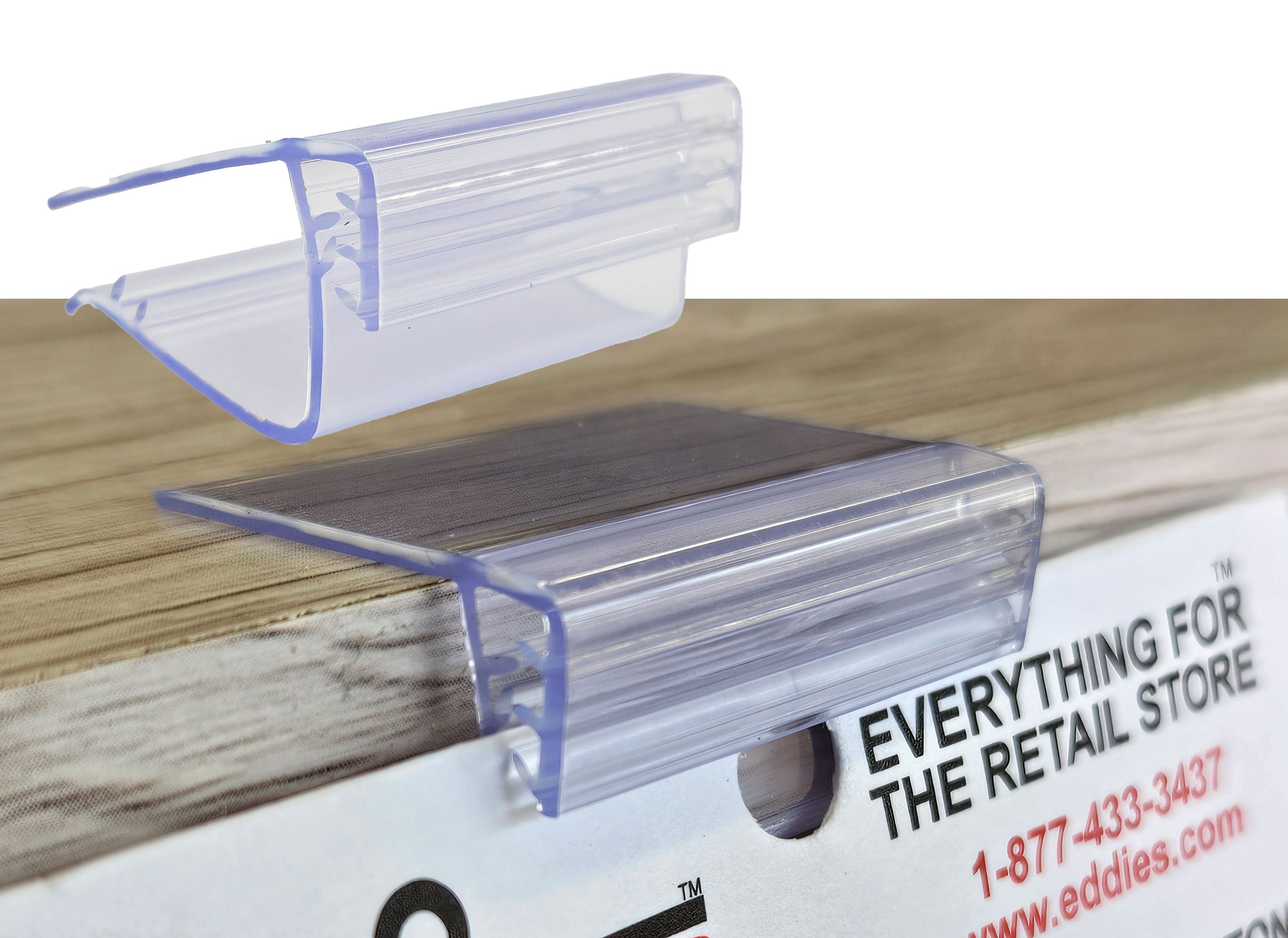 Ticket Holder For 3/4" Shelves | 25 Per Pack
