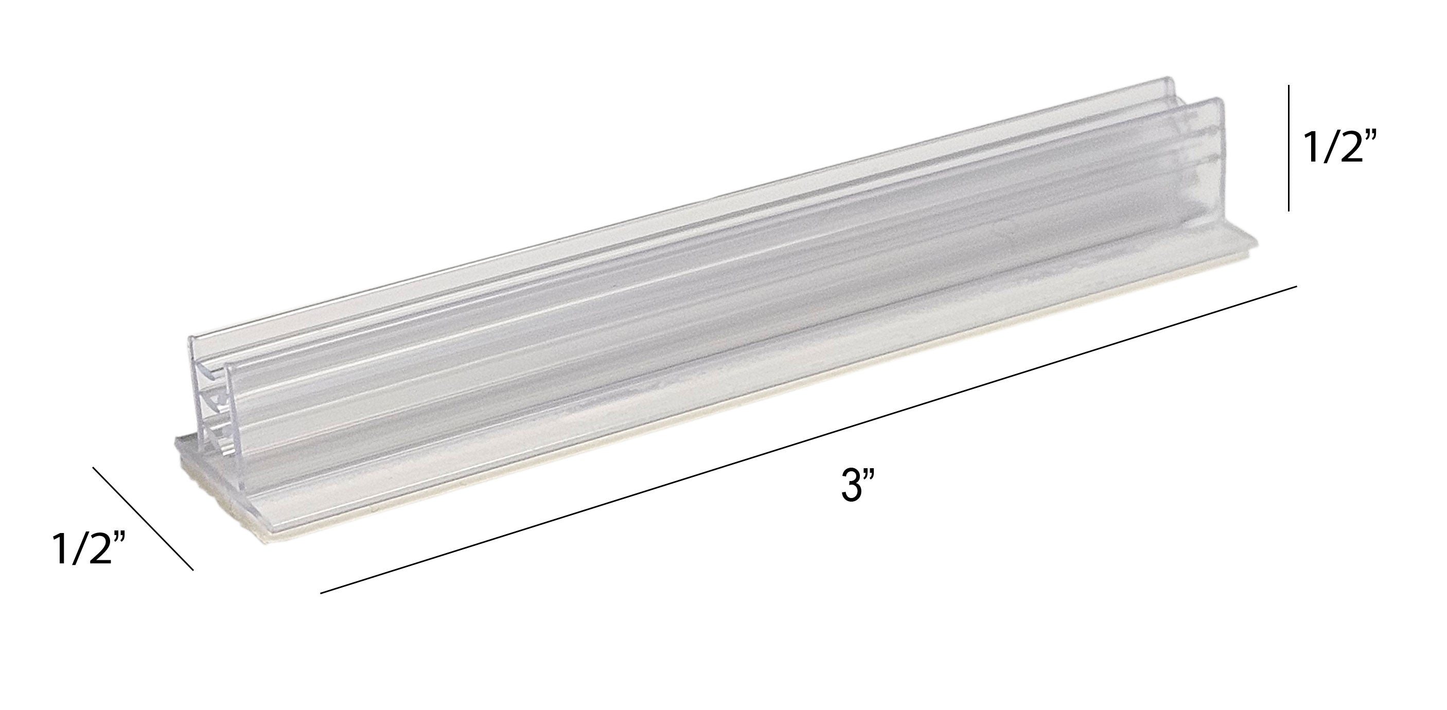 Fast Grip Adhesive Sign Holders | 1" & 3" Wide - Eddie's Hang-Up Display Ltd.