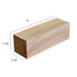 Wood Block Sign Holder | 12 Pack - Eddie's Hang-Up Display Ltd.
