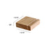 Wood Block Ticket Holder | 25 Pack