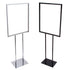 22" x 28" Frame Floor Standing Sign Holders With Round Tubing Supports