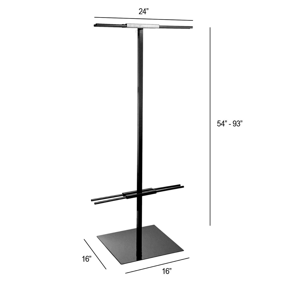 Floor Standing Banner Holder - Eddie's Hang-Up Display Ltd.