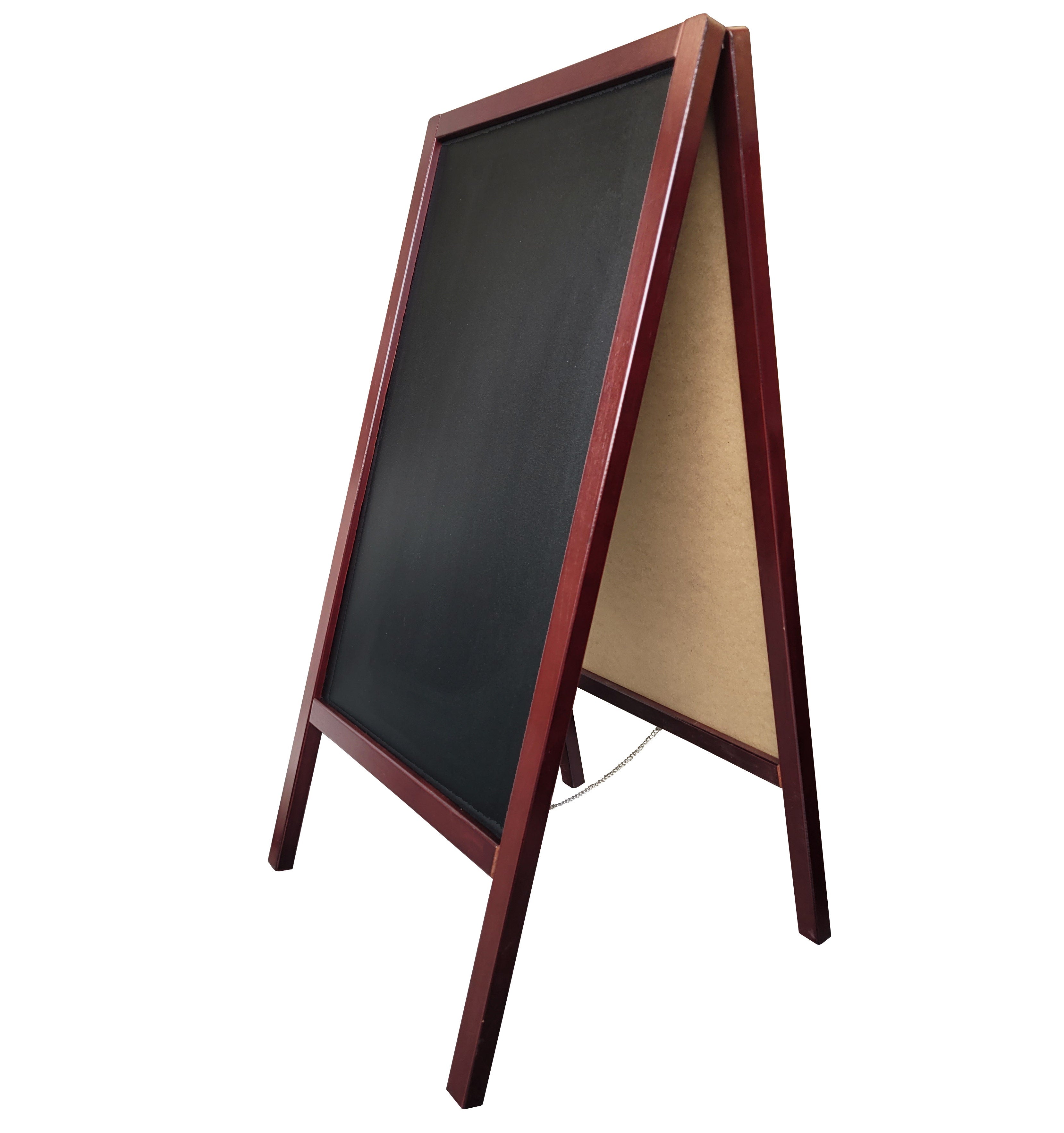 Tableau de marquage en bois avec cadre en A