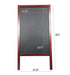 Wooden A-Frame Marker Board - Eddie's Hang-Up Display Ltd.