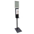 Hand Sanitizer Stand With 8.3" x 11.7" Sign Holder| Auto Dispenser | Liquid Sanitizer - Eddie's Hang-Up Display Ltd.
