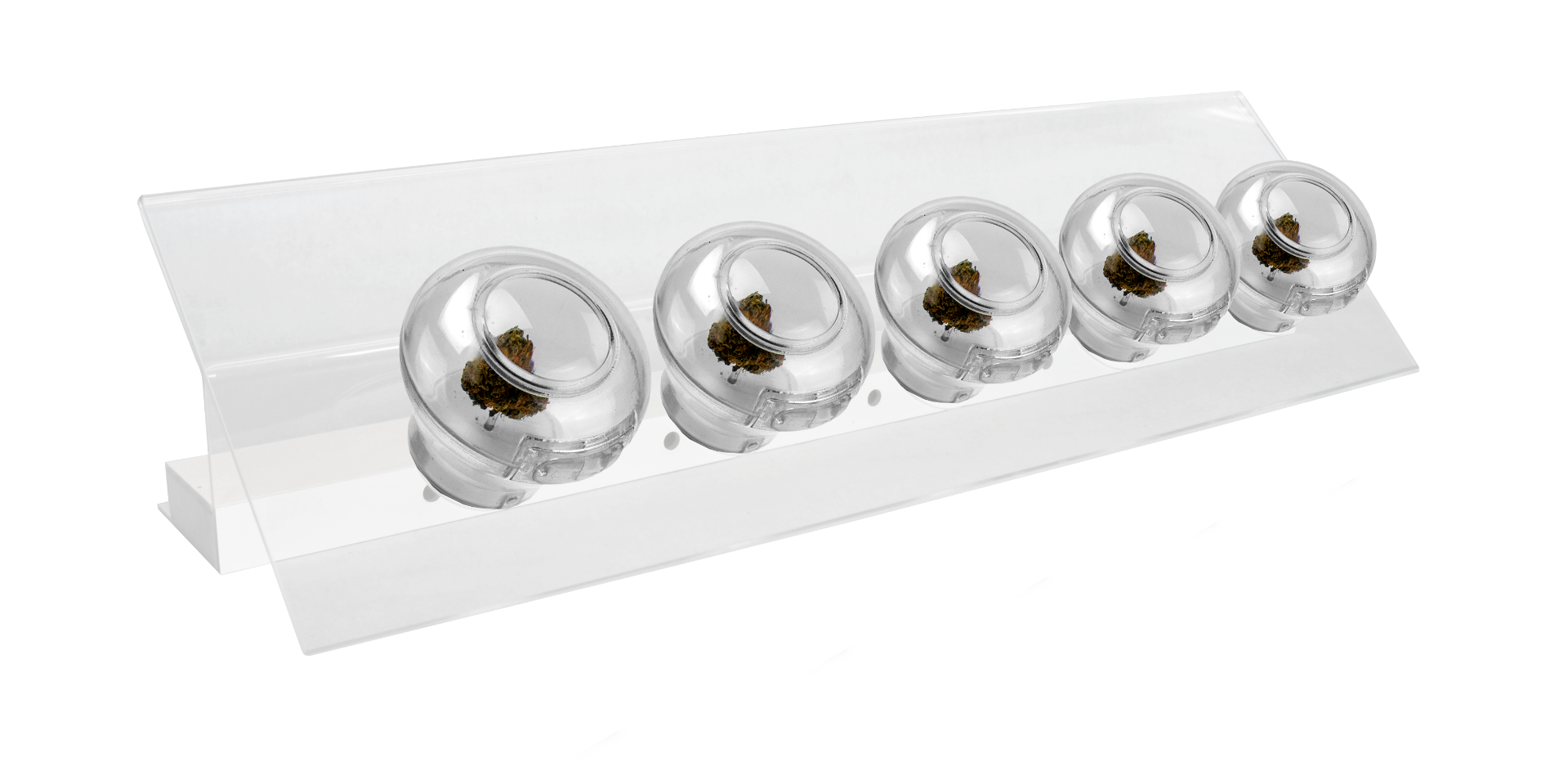 Aroma Orb™ Display Ramp | Acrylic - Eddie's Hang-Up Display Ltd.