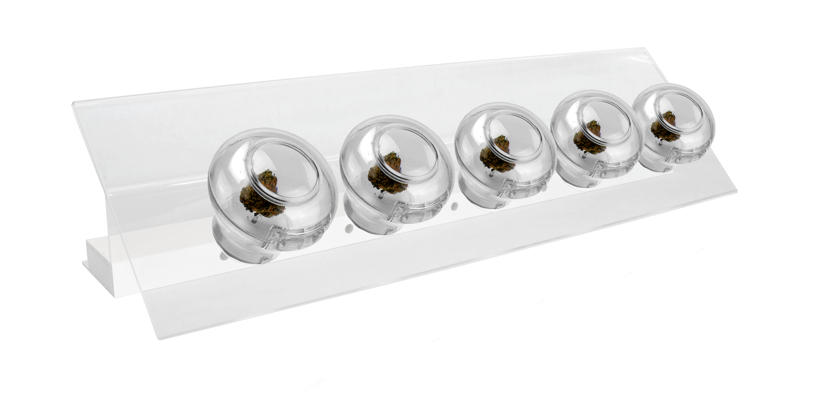 Aroma Orb™ Display Ramp | Acrylic - Eddie's Hang-Up Display Ltd.