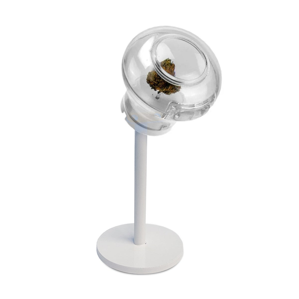 White Metal Stands for Aroma Orb™ - Eddie's Hang-Up Display Ltd.
